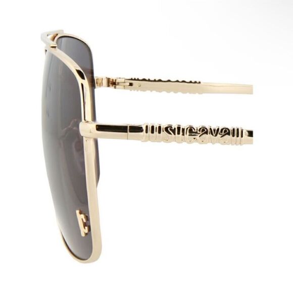 Just Cavalli NWT Aviator-Frame Metal Sunglasses Gold